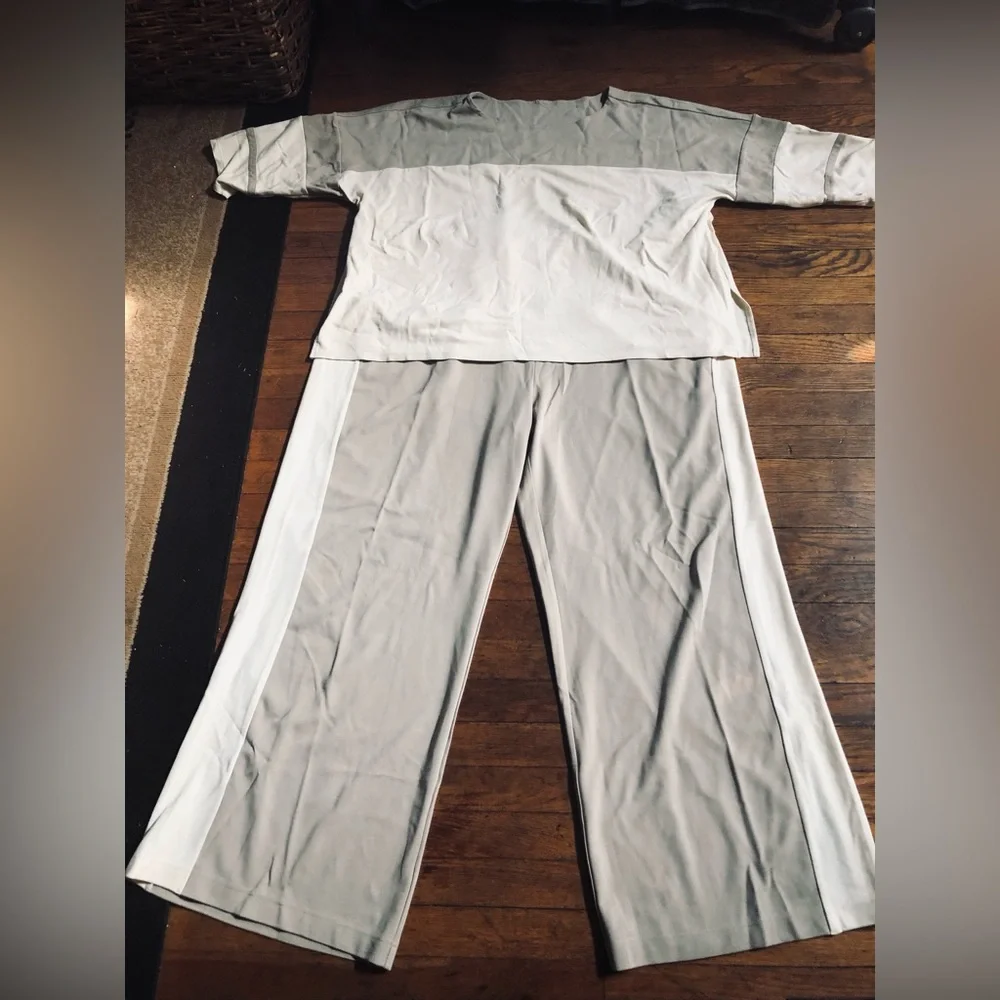 WynneLayers Knit Straight- Two Tone Top and Leg PullOn  Pant - Picture 2 of 4